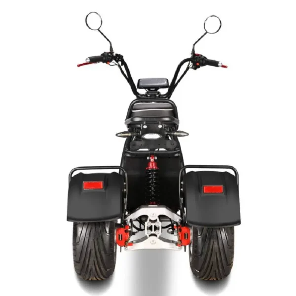E-Scooter Trike mit Straßenzulassung und drei Räder Trike HM7 - ca. 70km Reichweite, 2 Motoren | 60V | 4000W | 2 x 20AH Akkus – Bild 10