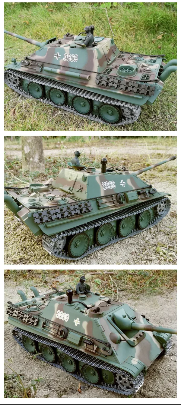 RC Panzer "Jagdpanther" Heng Long 1:16 mit Rauch&Sound und Stahlgetriebe - V7.0 - 2,4Ghz - PRO – Bild 12