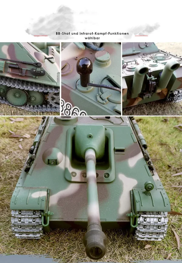 RC Panzer "Jagdpanther" Heng Long 1:16 mit Rauch&Sound und Stahlgetriebe - V7.0 - 2,4Ghz - PRO – Bild 2