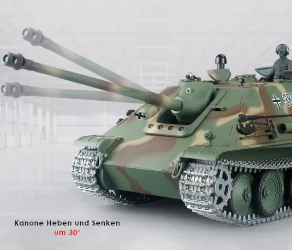 RC Panzer "Jagdpanther" Heng Long 1:16 mit Rauch&Sound und Stahlgetriebe - V7.0 - 2,4Ghz - PRO – Bild 7