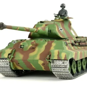 RC Panzer "Deutscher Königstiger" 1:16 Heng Long mit Rauch&Sound, Metallgetriebe,Metallketten und 2,4Ghz Funke -PRO