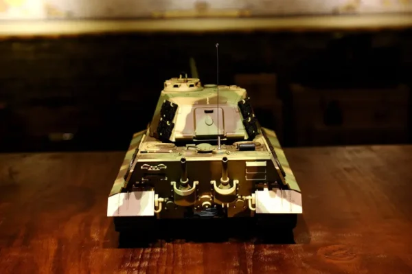 RC Panzer "Deutscher Königstiger - Henschelturm" 1:16 Heng Long mit Rauch und Sound, Metallgetriebe+Metallketten+2,4Ghz -V 7.0 - PRO mit RRZ – Bild 2