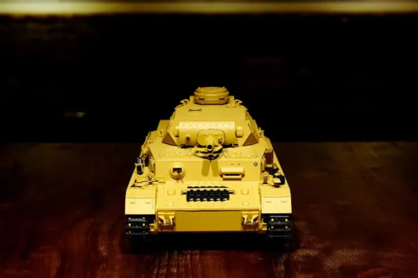 RC Panzer "Kampfwagen IV Ausf.F-1" Heng Long 1:16 Sandfarbe mit Rauch und Sound, Stahlgetriebe und 2,4Ghz+V7.0 – Bild 4