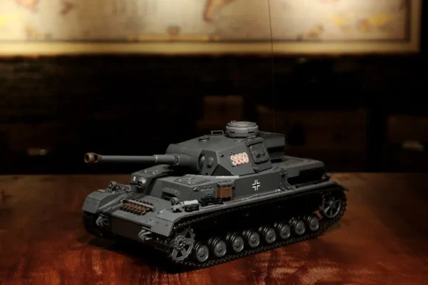 RC Panzer "Kampfwagen IV Ausf.F-2" Heng Long 1:16 Grau mit Rauch&Sound, Metallketten und Stahlgetriebe und 2,4Ghz -V7.0 - PRO – Bild 10