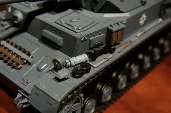 RC Panzer "Kampfwagen IV Ausf.F-2" Heng Long 1:16 Grau mit Rauch&Sound, Stahlgetriebe und 2,4Ghz -V7.0 – Bild 10