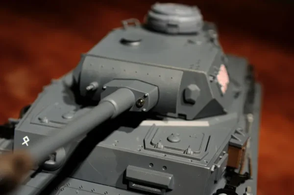RC Panzer "Kampfwagen IV Ausf.F-2" Heng Long 1:16 Grau mit Rauch&Sound, Stahlgetriebe und 2,4Ghz -V7.0 – Bild 11