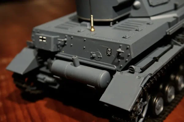 RC Panzer "Kampfwagen IV Ausf.F-2" Heng Long 1:16 Grau mit Rauch&Sound, Stahlgetriebe und 2,4Ghz -V7.0 – Bild 12