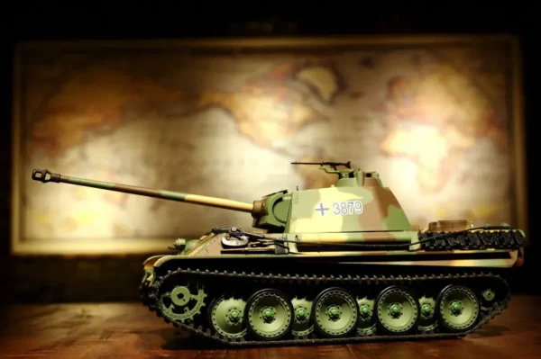 RC Panzer "Panther G" Heng Long 1:16 mit Rauch&Sound und Stahlgetriebe und Metallketten- 2,4Ghz -V 7.0 - PRO mit RRZ – Bild 2