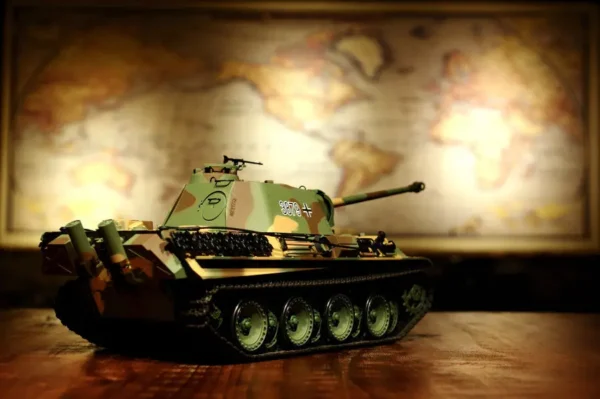 RC Panzer "Panther G" Heng Long 1:16 mit Rauch&Sound und Stahlgetriebe und Metallketten- 2,4Ghz -V 7.0 - PRO mit RRZ – Bild 3