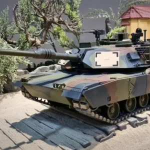 RC Panzer "M1A2 Abrams" 1:16 Heng Long -Rauch&Sound, Stahlgetriebe, Metallketten, 2,4Ghz V7.0 - Upg-A