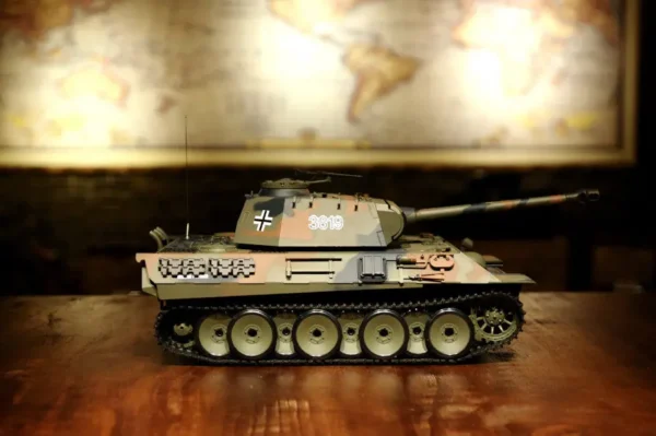 RC Panzer "German Panther" 1:16 Heng Long -Rauch&Sound+Stahlgetriebe und 2,4Ghz - V7.0 - Pro Modell – Bild 2