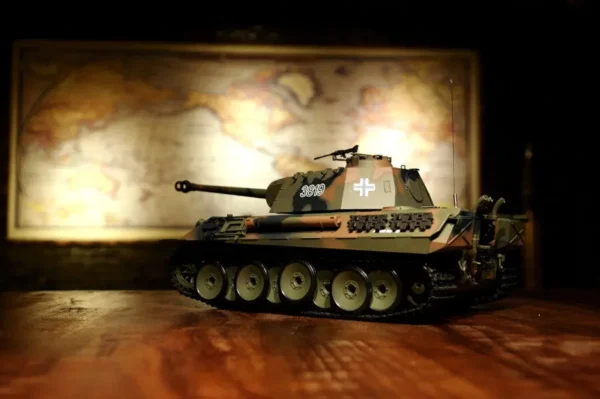 RC Panzer "German Panther" 1:16 Heng Long -Rauch&Sound+Stahlgetriebe und 2,4Ghz - V7.0 - Pro Modell – Bild 5