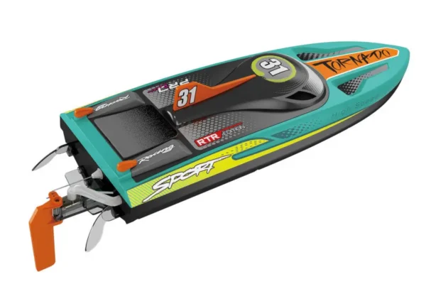 RC Racing Boot "HL Tornado" Brushless Motor, ESC, Servo, 65 km/h - mit Lipo und 2,4Ghz – Bild 2