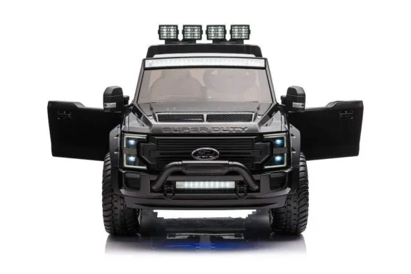 Elektro Kinderauto "Ford Super Duty" - lizenziert - 12V10AH Akku und 4 Motoren- 2,4Ghz + MP3 + Leder + EVA -Schwarz – Bild 14