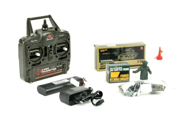 RC Panzer "Deutscher Königstiger" 1:16 Heng Long mit Rauch&Sound, Metallgetriebe,Metallketten und 2,4Ghz Funke -PRO – Bild 6