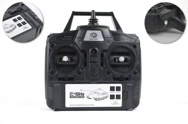 RC Panzer "Russland T90" Heng Long 1:16 mit Rauch&Sound + 2,4Ghz mit Stahlgetriebe und Metallketten V7.0 - Upg-A – Bild 2