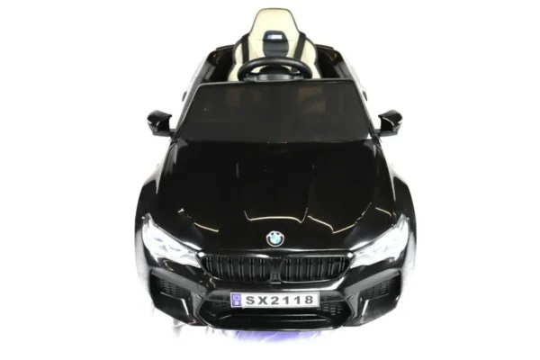 Elektro Kinderfahrzeug "BMW M5 Drift Version" - lizenziert - 2x 12V7A Akku, 2 Motoren- 2,4Ghz Fernsteuerung, MP3, Ledersitz+EVA – Bild 12