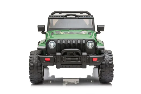 Kinderfahrzeug - Elektro Auto Offroad mit 12V10A Akku und 2x35W Motoren "Camouflage" 2,4Ghz+Ledersitz+EVA – Bild 3