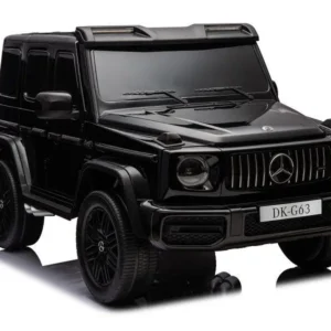Kinderfahrzeug – Elektro Auto „Mercedes G63 AMG“ – Lizenziert –2 Sitzer- 24V 200W, Allrad- 2,4Ghz Fernsteuerung, MP3+Ledersitz+EVA