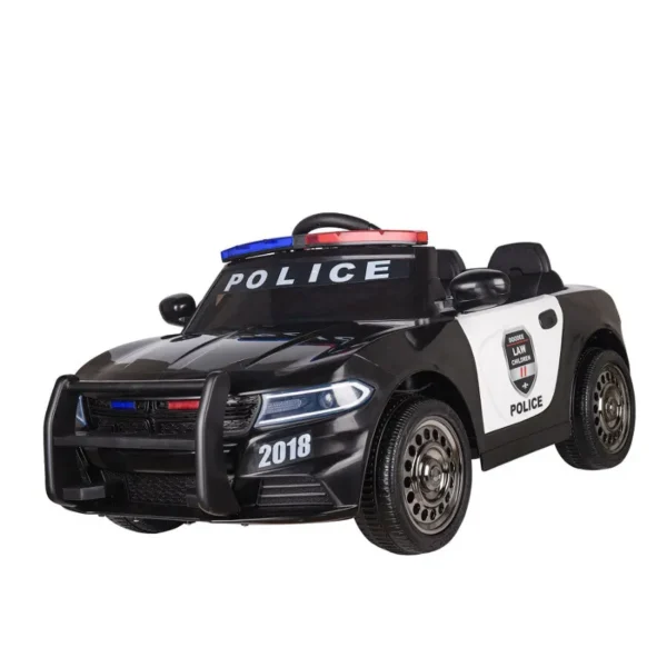 Kinderfahrzeug - Elektro Auto "Polizei Design -66" - 12V7AH Akku,2 Motoren- 2,4Ghz Fernsteuerung, MP3