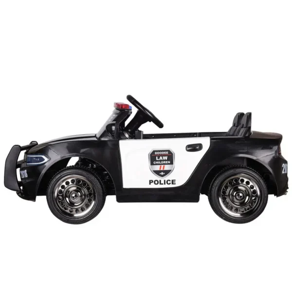 Kinderfahrzeug - Elektro Auto "Polizei Design -66" - 12V7AH Akku,2 Motoren- 2,4Ghz Fernsteuerung, MP3 – Bild 3