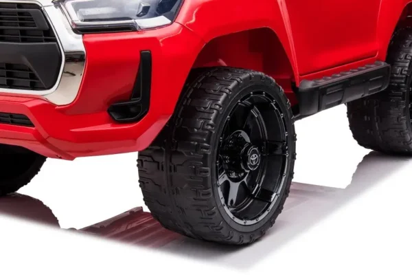 Kinderfahrzeug - Elektro Auto "Toyota Hilux" - lizenziert - 12V14AH Akku + 2,4Ghz+Ledersitz+EVA – Bild 7