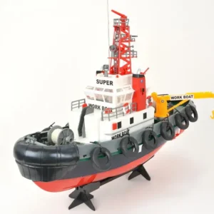 RC Boot Hafenschlepper, detailgetreu, mit Wasserspritzfunktion von Heng Long - 2,4Ghz