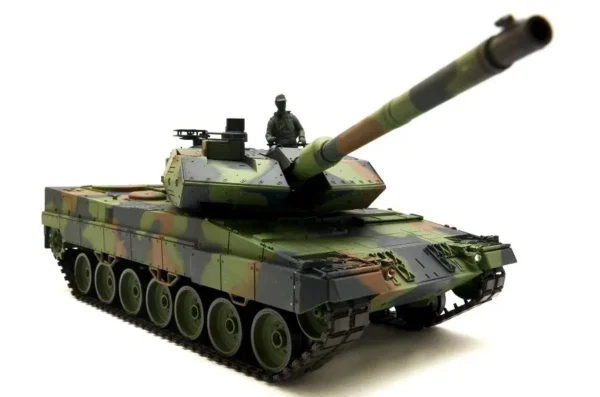 RC Panzer "German Leopard 2A6" Heng Long 1:16 mit Rauch&Sound und Metallgetriebe (Stahl) -2,4Ghz V7.0 – Bild 3
