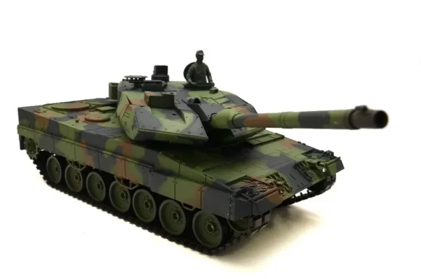 RC Panzer "German Leopard 2A6" Heng Long 1:16 mit Rauch&Sound und Metallgetriebe (Stahl) -2,4Ghz V7.0 – Bild 2