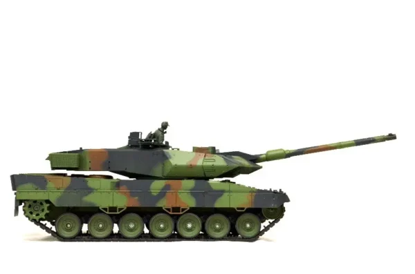 RC Panzer "German Leopard 2A6" Heng Long 1:16 mit Rauch&Sound und Metallgetriebe (Stahl) -2,4Ghz V7.0 – Bild 4
