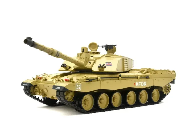 RC Panzer "Britischer Challenger 2" Heng Long 1:16 mit RS + Stahlgetriebe -2,4Ghz -V7.0