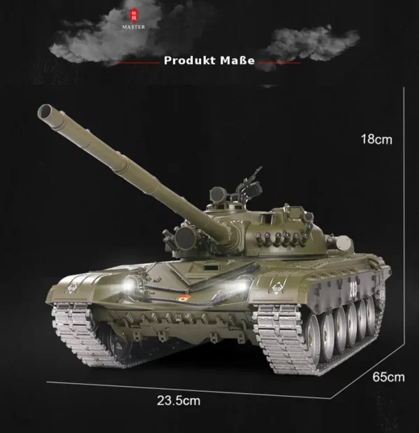 RC Panzer "Russicher T-72" Heng Long 1:16 mit Rauch&Sound und Stahlgetriebe -2,4Ghz V 7.0 ERA - PRO – Bild 12