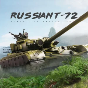 RC Panzer "Russicher T-72" Heng Long 1:16 mit Rauch&Sound und Stahlgetriebe -2,4Ghz V 7.0 ERA - PRO