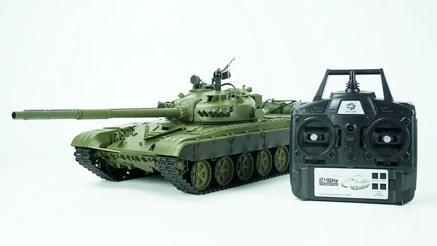 RC Panzer "Russicher T-72" Heng Long 1:16 mit Rauch&Sound und Stahlgetriebe -2,4Ghz -V 7.0 ERA