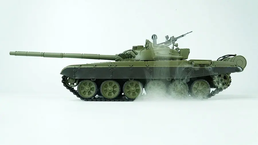 RC Panzer "Russicher T-72" Heng Long 1:16 mit Rauch&Sound und Stahlgetriebe -2,4Ghz -V 7.0 ERA – Bild 7