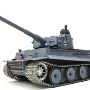 RC Panzer "German Tiger I" Heng Long 1:16 Mit Stahlgetriebe und Metallketten -2,4Ghz Fernsteuerung- UPG-A V7.0