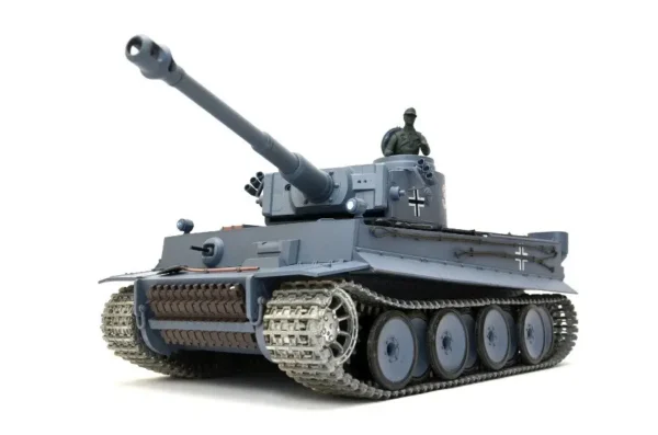 RC Panzer "German Tiger I" Heng Long 1:16 Mit Stahlgetriebe und Metallketten -2,4Ghz Fernsteuerung- UPG-A V7.0 – Bild 10