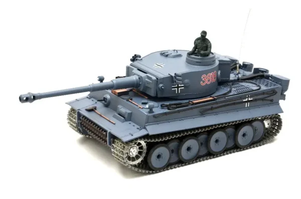 RC Panzer "German Tiger I" Heng Long 1:16 Mit Stahlgetriebe und Metallketten -2,4Ghz Fernsteuerung- UPG-A V7.0 – Bild 11