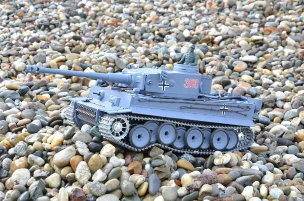RC Panzer "German Tiger I" Heng Long 1:16 Mit Stahlgetriebe und Metallketten -2,4Ghz Fernsteuerung- UPG-A V7.0 – Bild 13