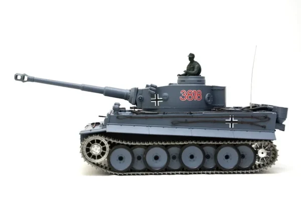 RC Panzer "German Tiger I" Heng Long 1:16 Mit Stahlgetriebe und Metallketten -2,4Ghz Fernsteuerung- UPG-A V7.0 – Bild 5