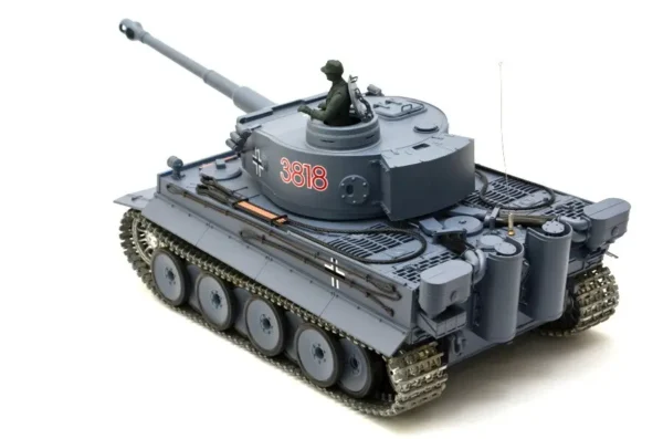 RC Panzer "German Tiger I" Heng Long 1:16 Mit Stahlgetriebe und Metallketten -2,4Ghz Fernsteuerung- UPG-A V7.0 – Bild 9