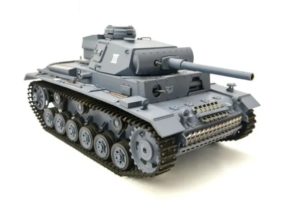 RC Panzer "Kampfwagen III" 1:16 Heng Long -Rauch&Sound - mit Stahlgetriebe und 2,4Ghz Fernsteuerung - V7.0