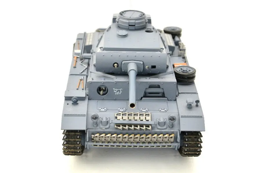 RC Panzer "Kampfwagen III" 1:16 Heng Long -Rauch&Sound - mit Stahlgetriebe und 2,4Ghz Fernsteuerung - V7.0 - Pro – Bild 6