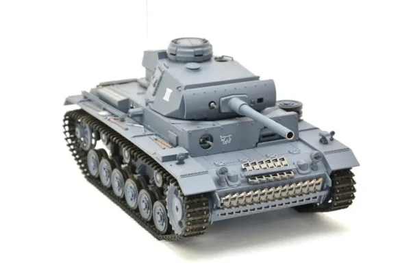 RC Panzer "Kampfwagen III" 1:16 Heng Long -Rauch&Sound - mit Stahlgetriebe und 2,4Ghz Fernsteuerung - V7.0 – Bild 9