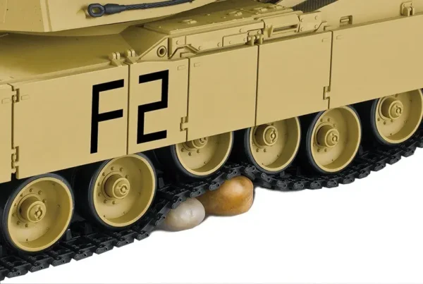 RC Panzer "M1A2 Abrams" 1:16 Heng Long -Rauch&Sound, Stahlgetriebe, Metallketten, 2,4Ghz V7.0 - Upg-A – Bild 7