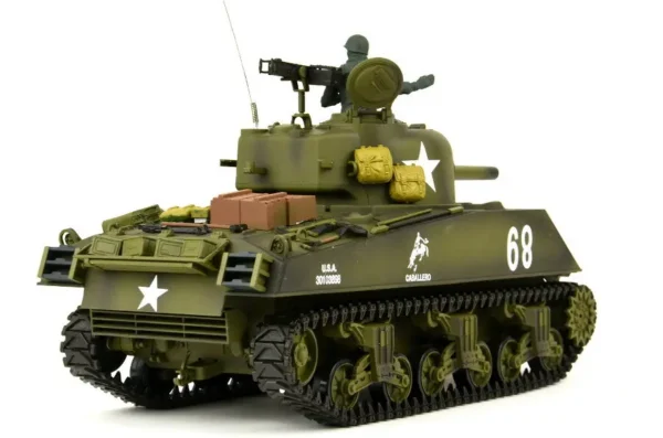 RC Panzer "US M4A3 Sherman" Heng Long 1:16 mit Rauch&Sound+Stahlgetriebe und 2,4Ghz -V 7.0 - Upg – Bild 6