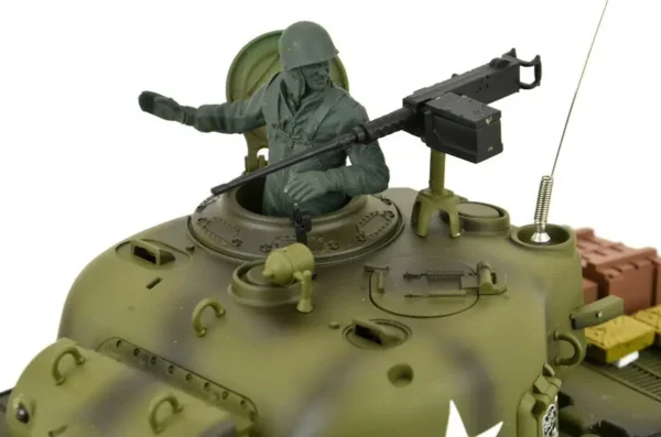 RC Panzer "US M4A3 Sherman" Heng Long 1:16 mit Rauch&Sound+Stahlgetriebe und 2,4Ghz -V 7.0 - Upg – Bild 7