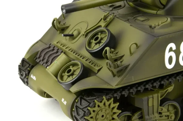 RC Panzer "US M4A3 Sherman" Heng Long 1:16 mit Rauch&Sound+Stahlgetriebe und 2,4Ghz -V 7.0 - Upg – Bild 8