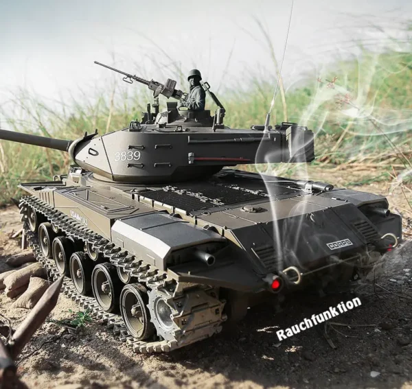RC Panzer M41 A3 "WALKER BULLDOG" Heng Long 1:16 mit R&S, Metallgetriebe und Metallketten -2,4Ghz V7.0 -PRO – Bild 4