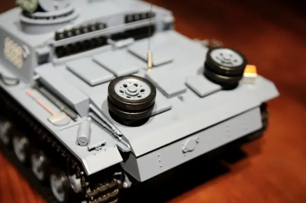 RC Panzer "Sturmgeschütz III" - Stug 3 Heng Long 1:16 Grau, Rauch&Sound, Metallgetriebe und 2,4Ghz -V7.0 – Bild 15